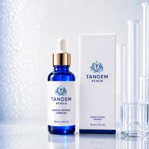 Tandem Renew 30mL copper peptide complex bottle and box